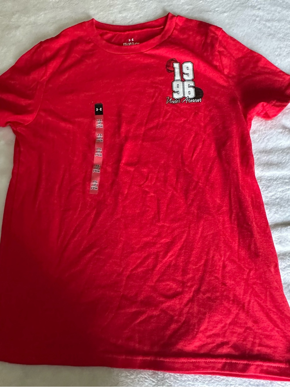 Under Armour Red Short-Sleeve '1996' Graphic Athletic Tee
